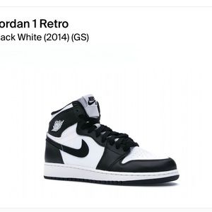 Air Jordan 1 Retro High OG Black White GS (2014)
